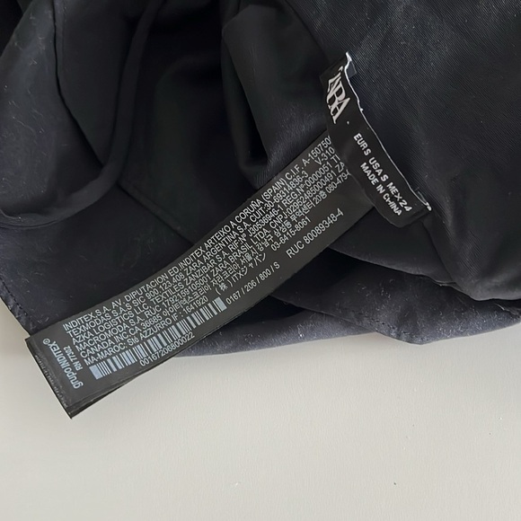 Zara Black Ruffle Swimsuit Bodysuit Size S - Picture 8 of 9